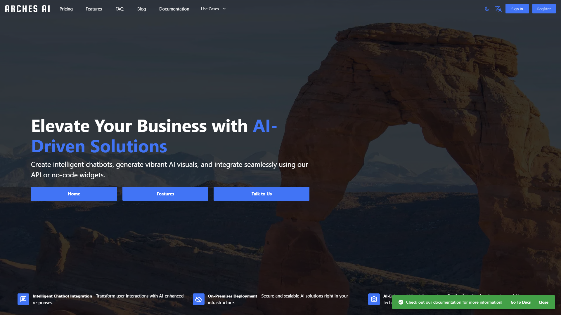 Arches AI screenshot