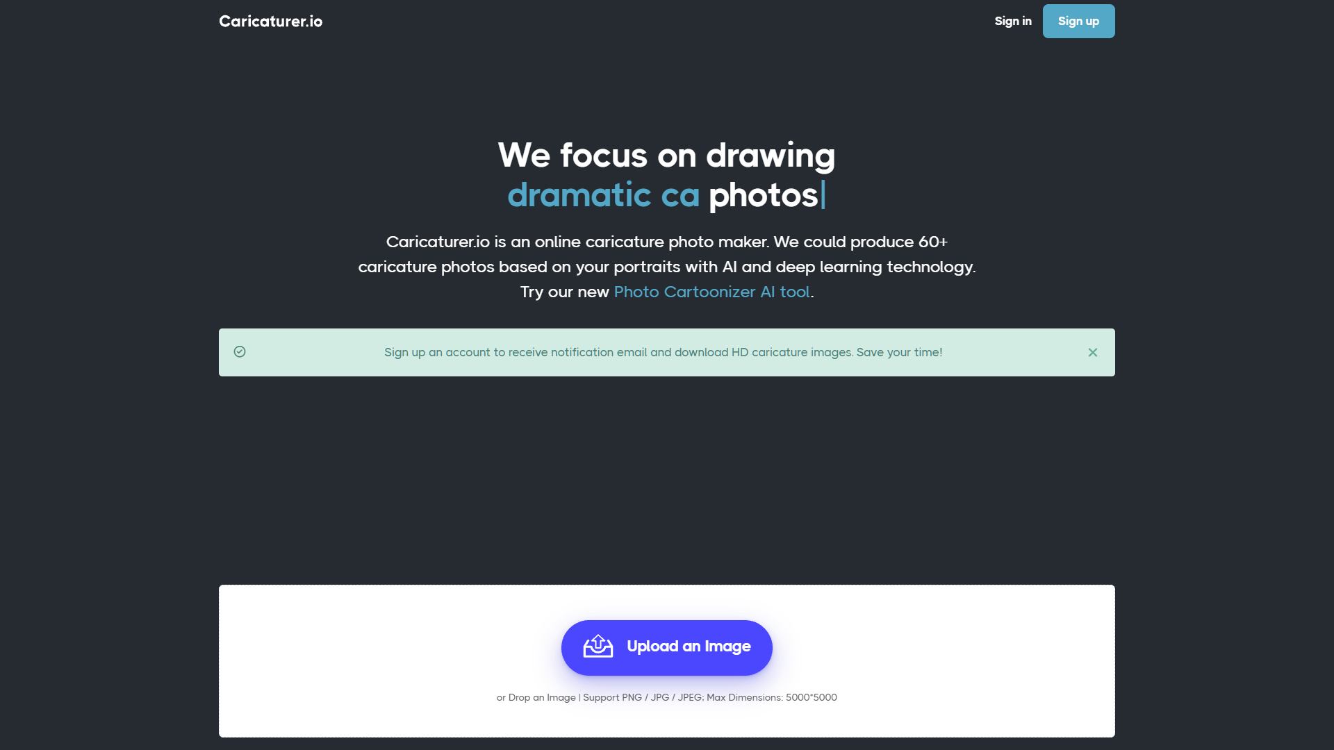 Caricaturer screenshot