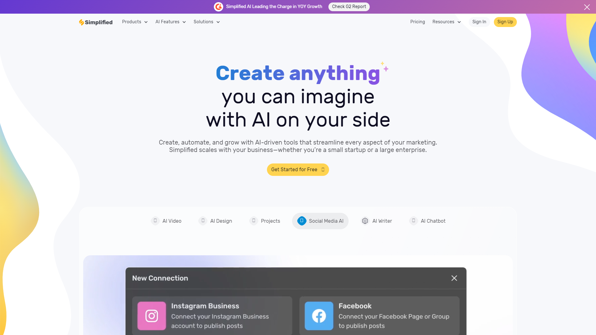 Simplified screenshot