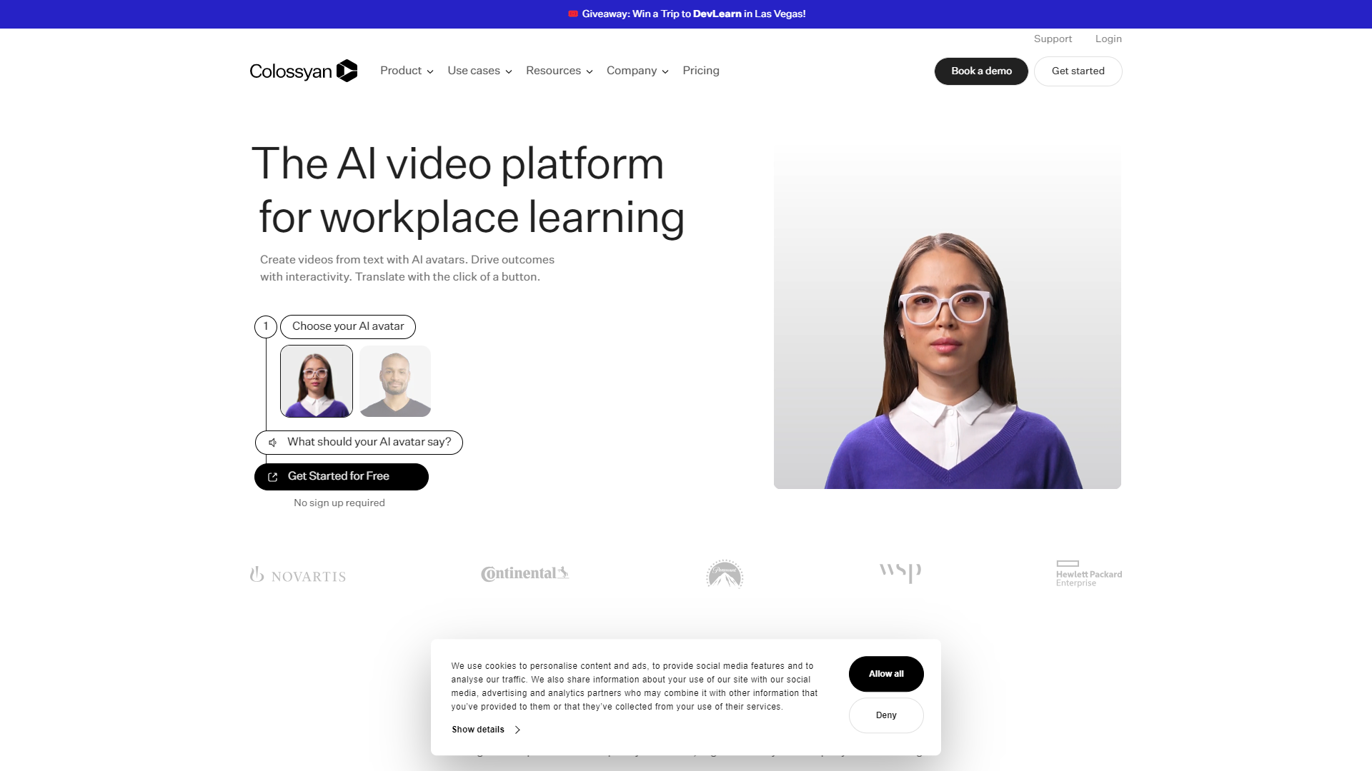 Colossyan Creator screenshot
