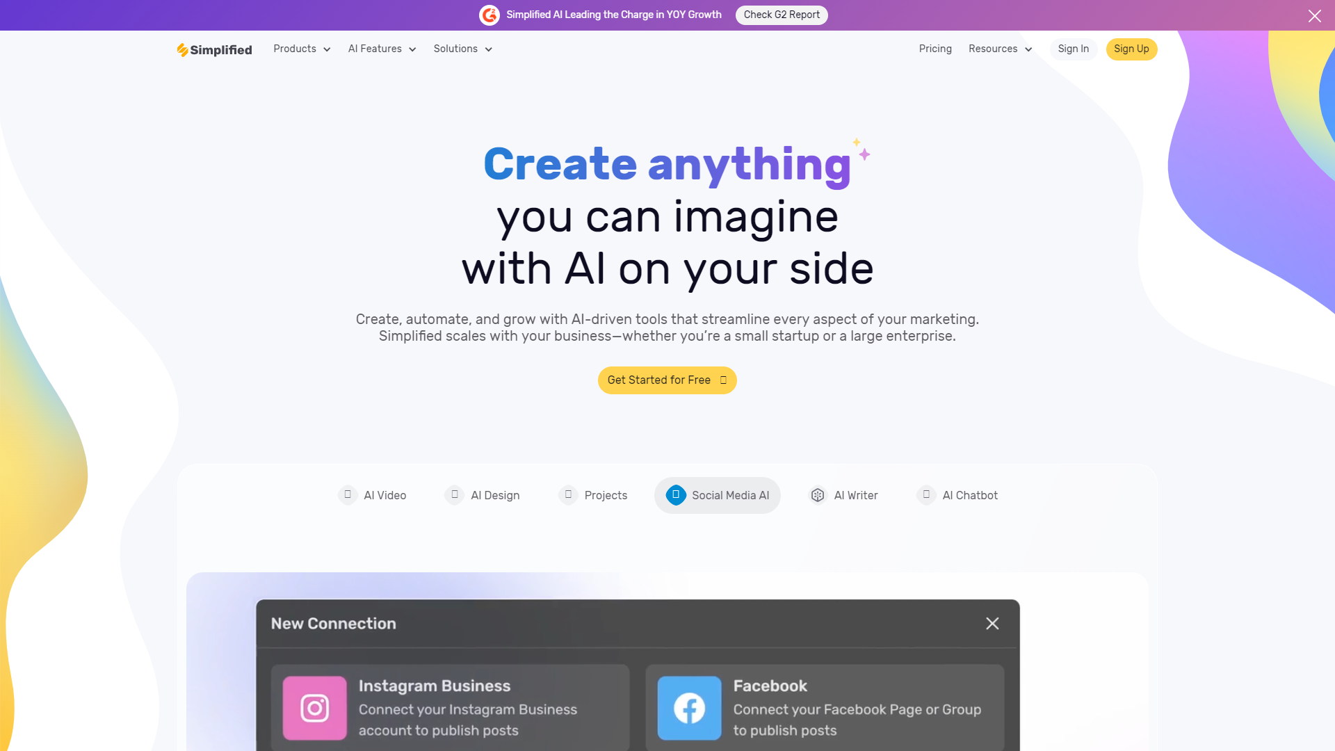 Simplified screenshot