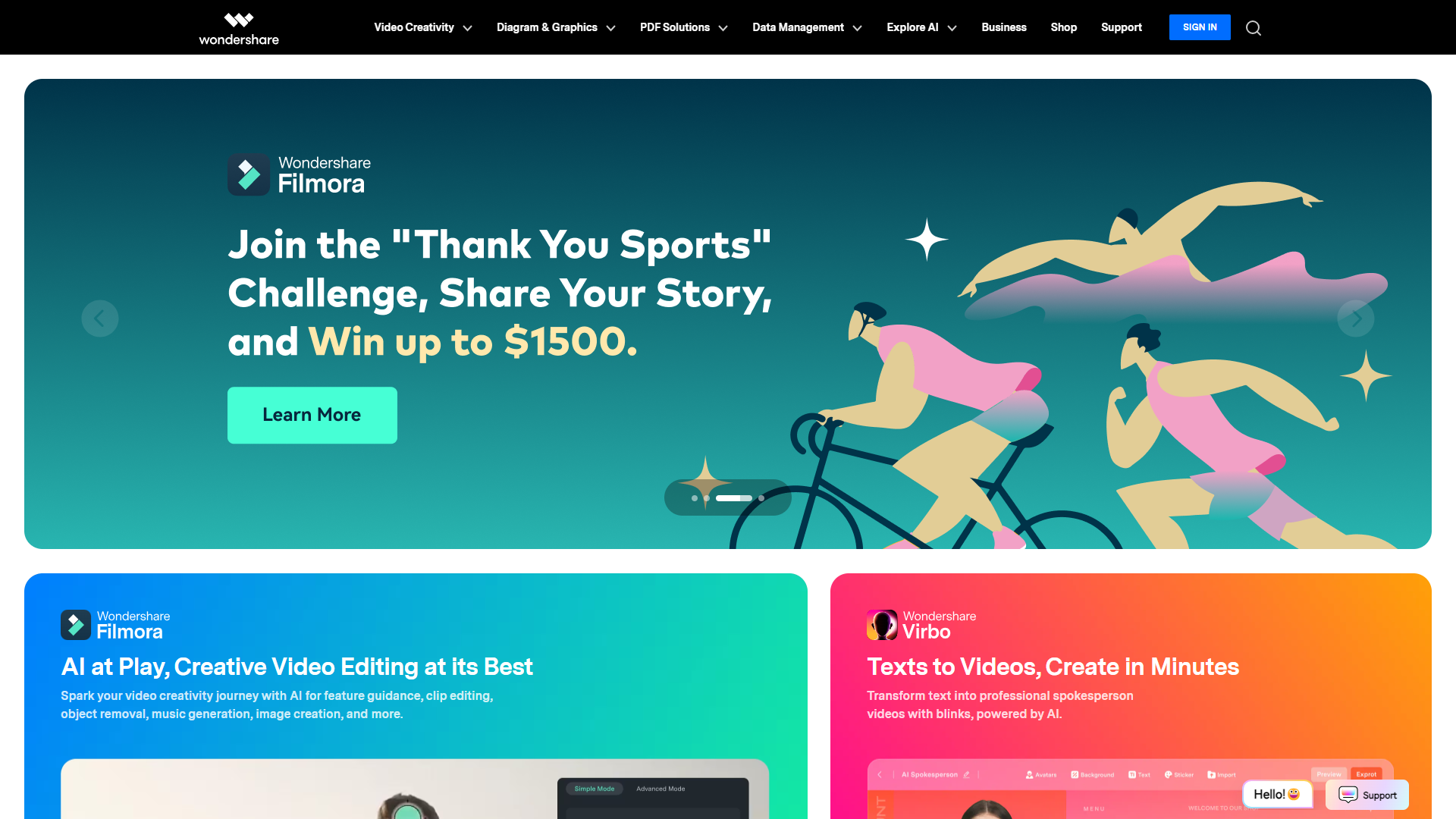 Wondershare Virbo screenshot