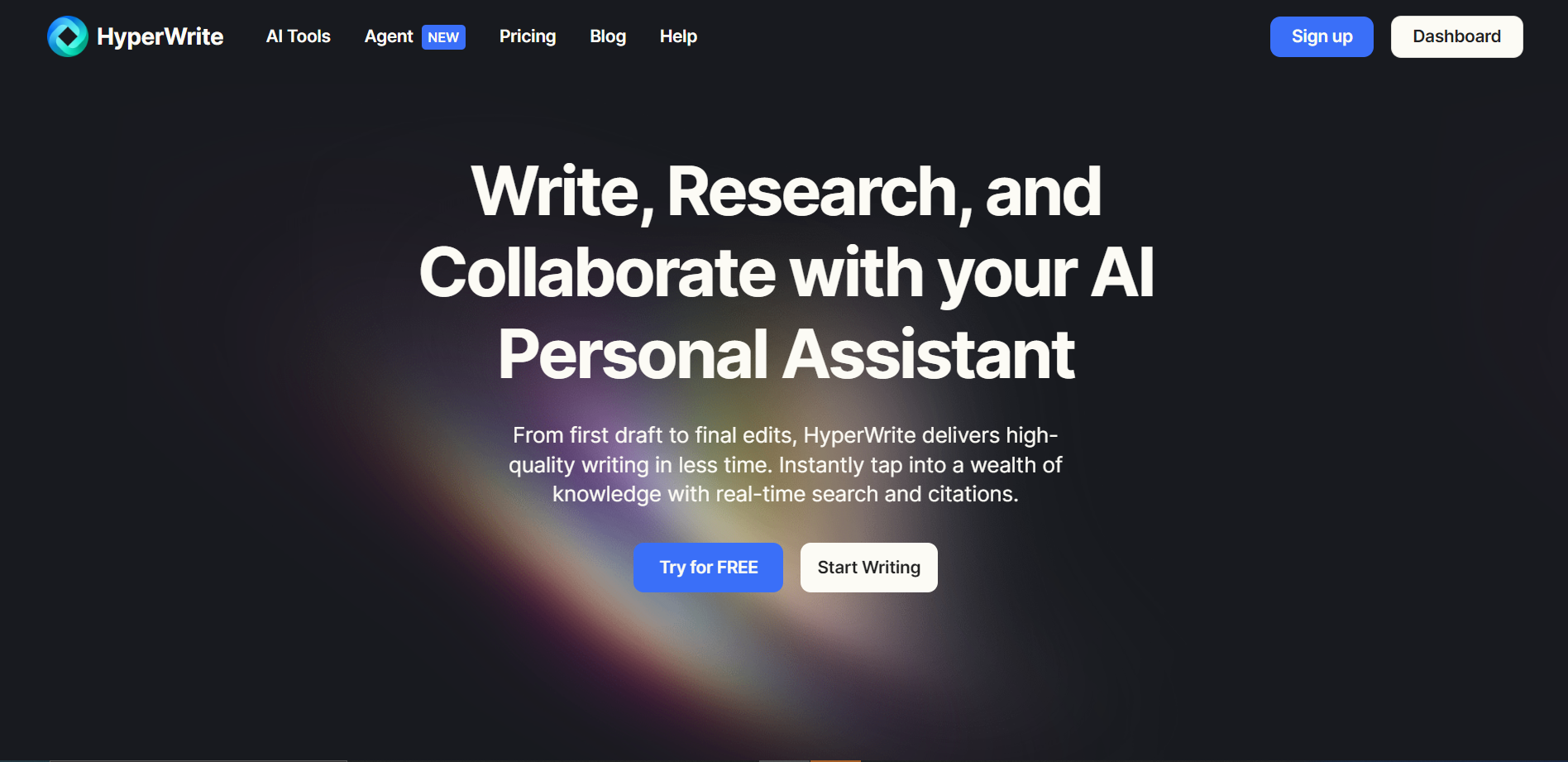 HyperWrite screenshot