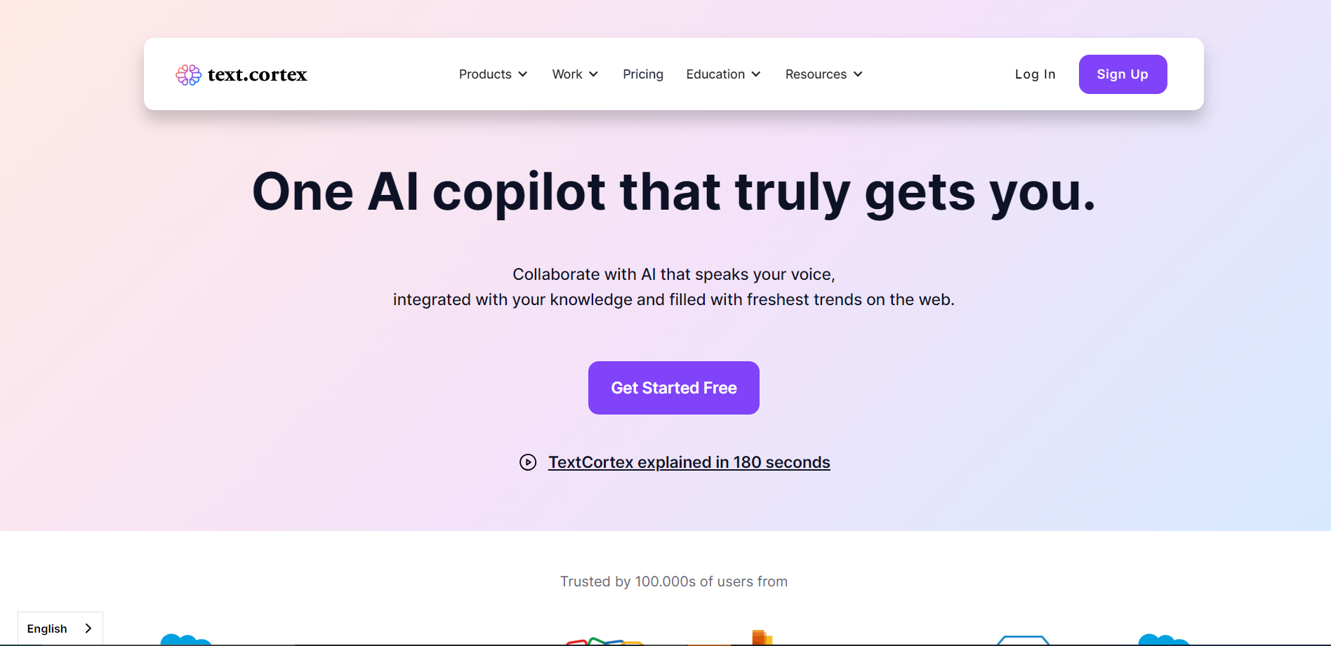 TextCortex screenshot