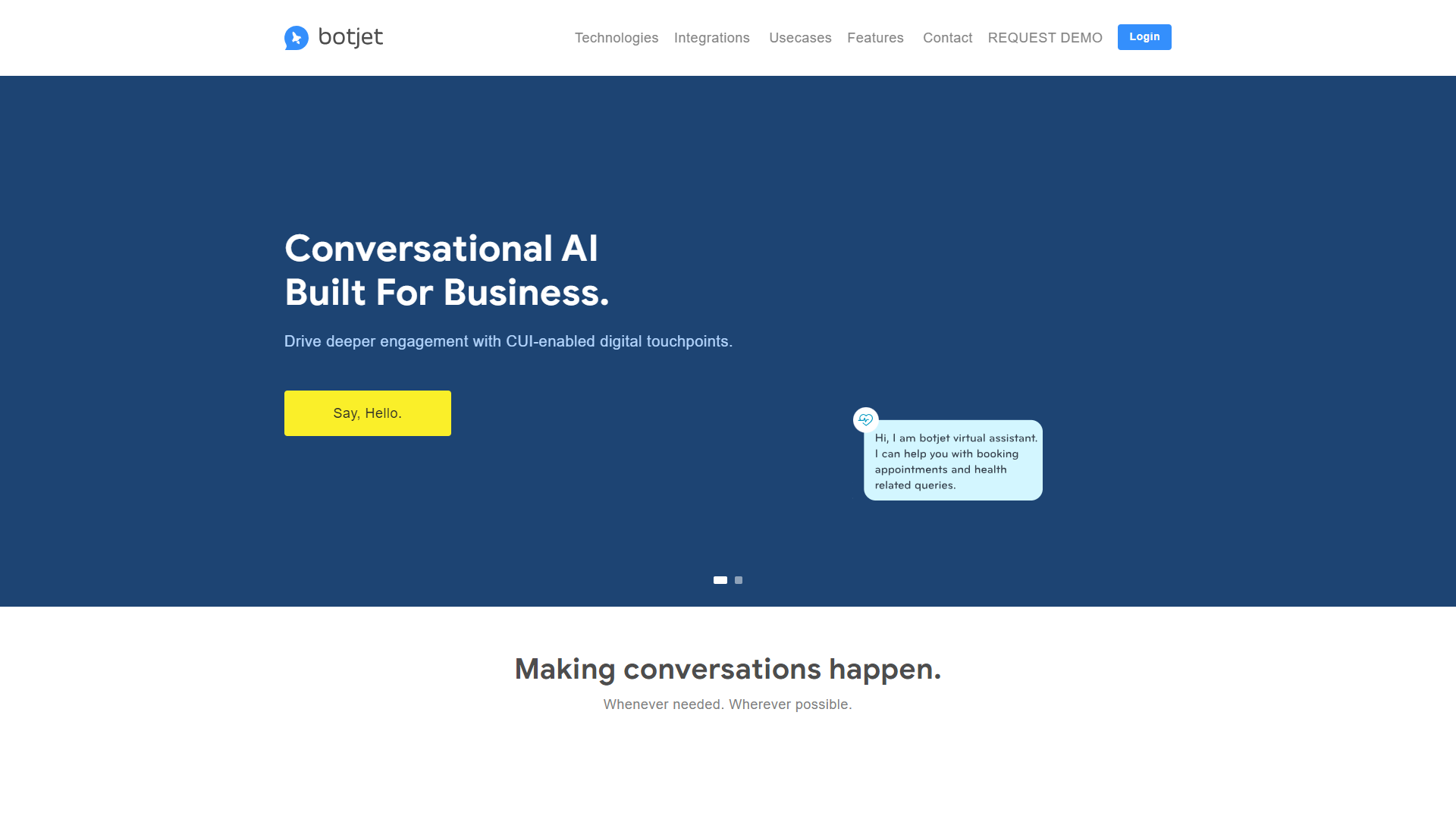 Botjet AI screenshot