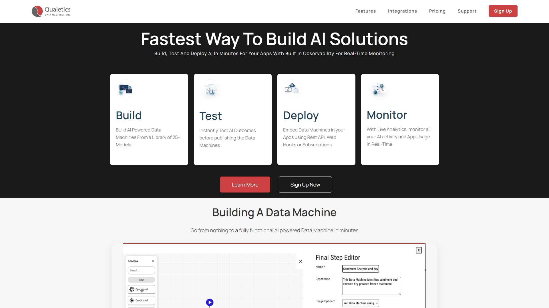 Qualetics screenshot