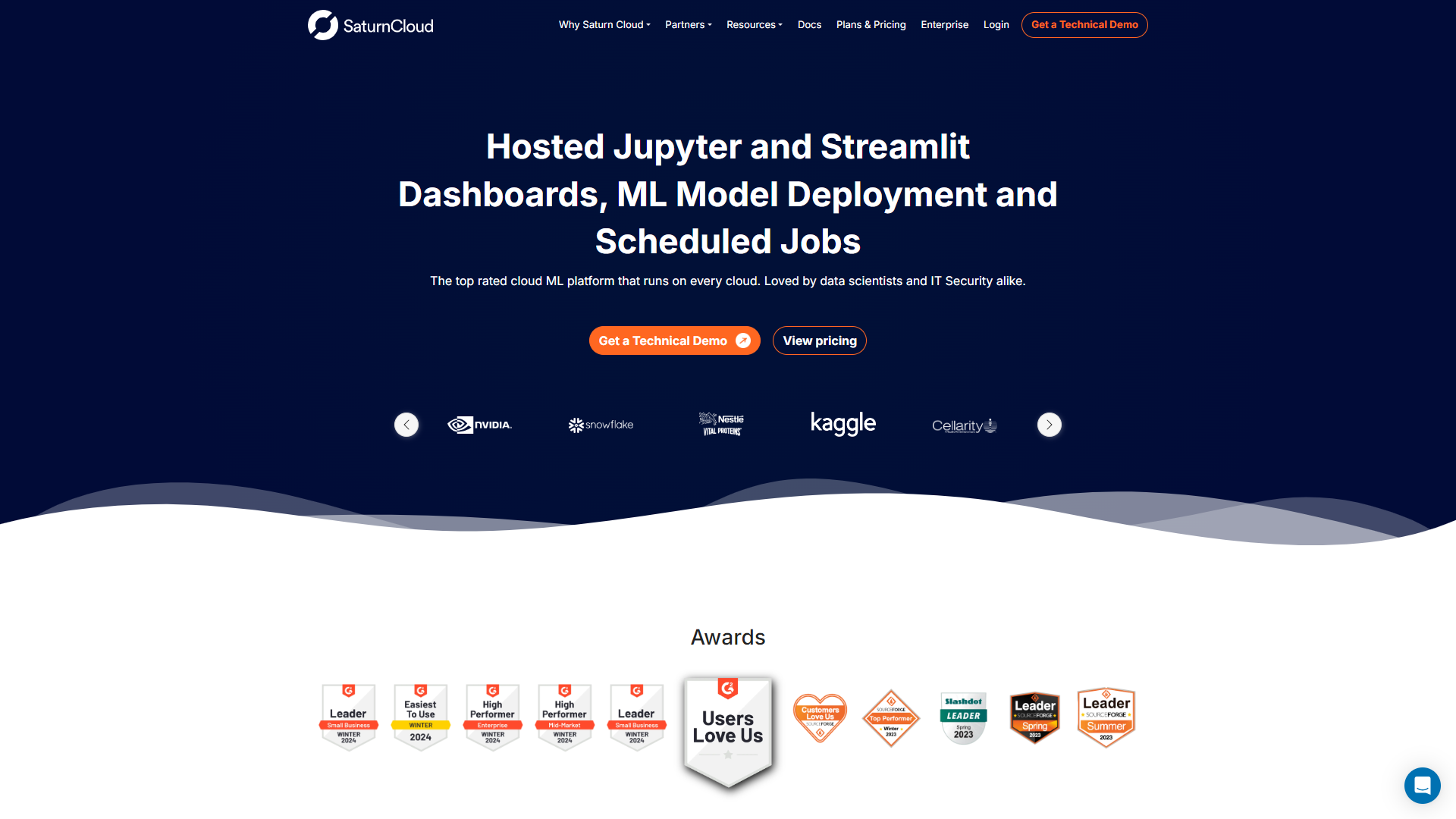 Saturn Cloud screenshot