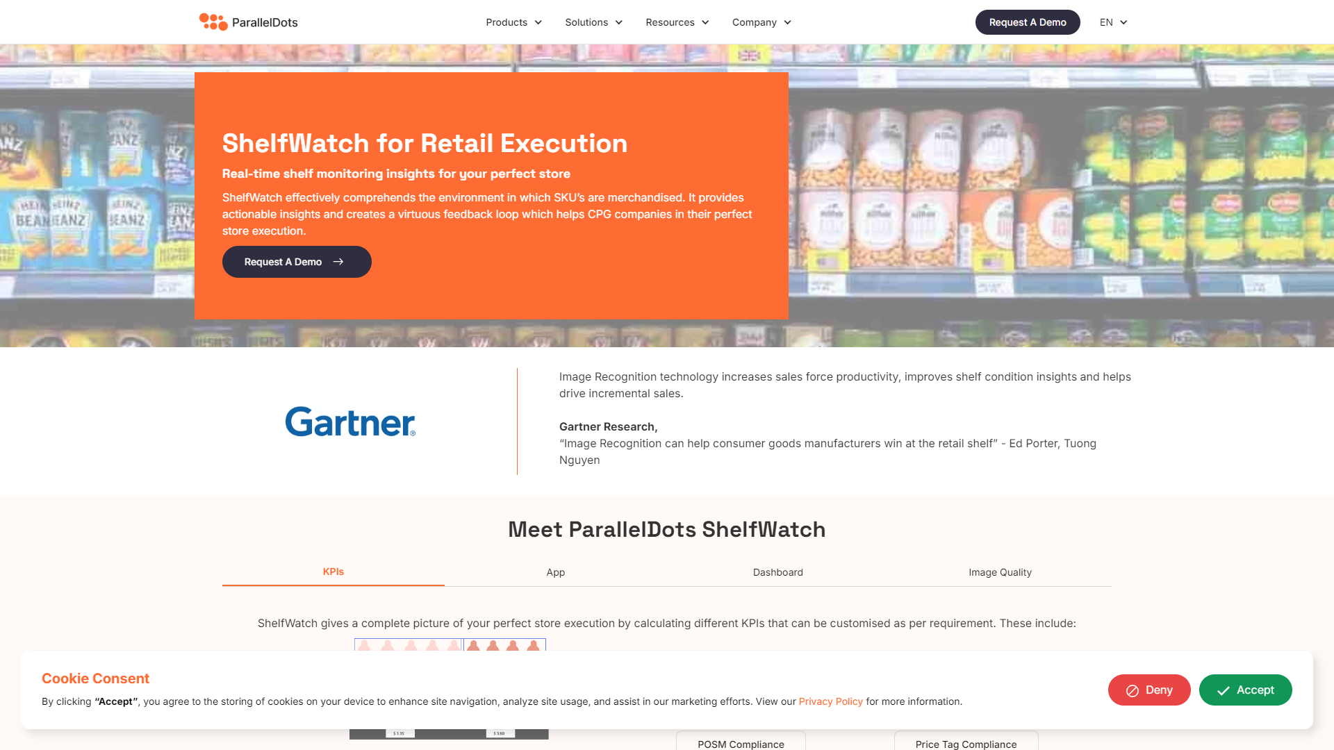 ParallelDots ShelfWatch screenshot