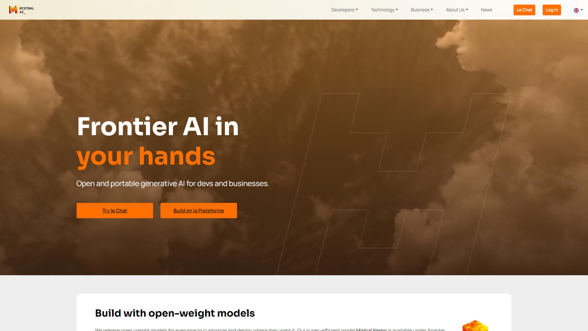 Mistral 7B screenshot