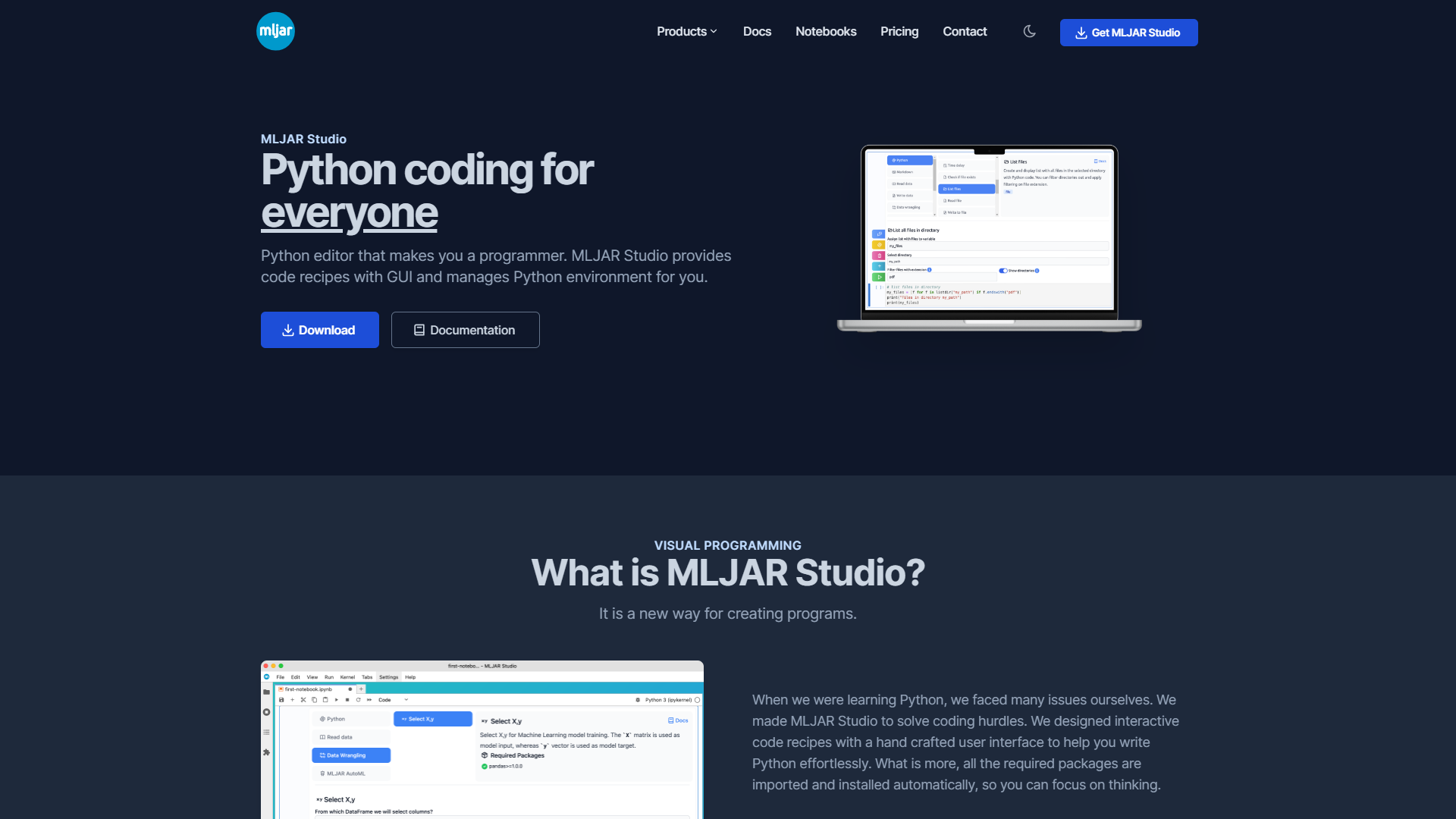 MLJAR screenshot