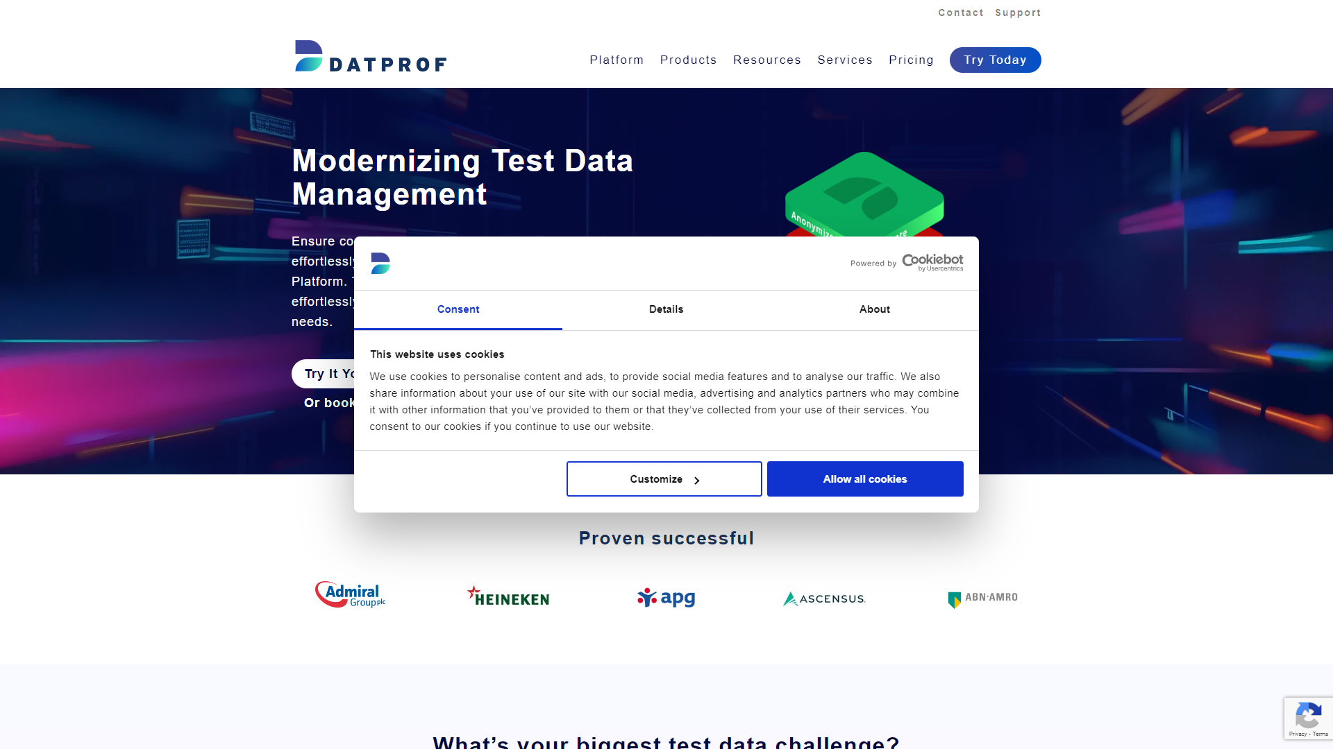 DATPROF Privacy screenshot