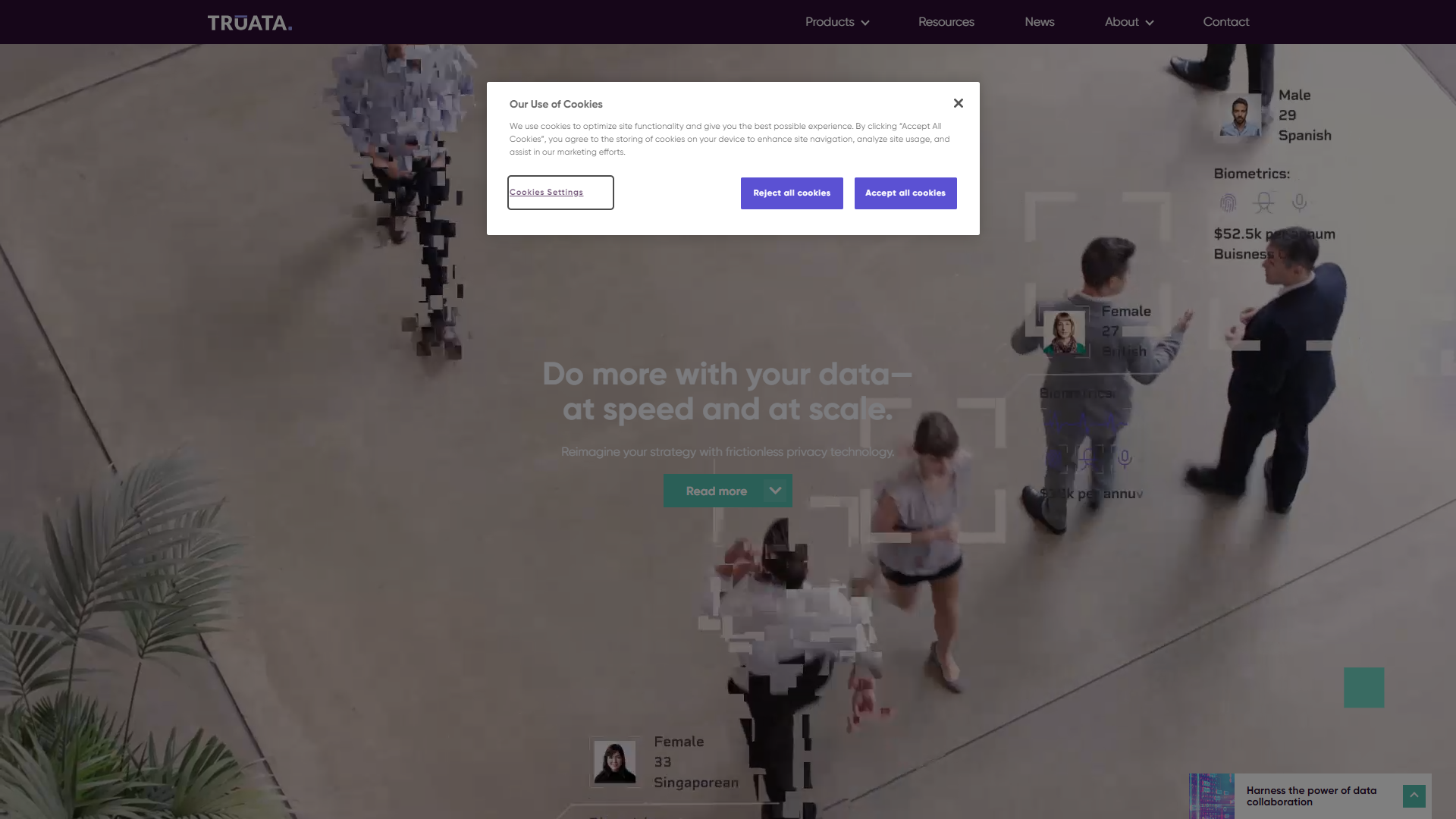 Truata Calibrate screenshot