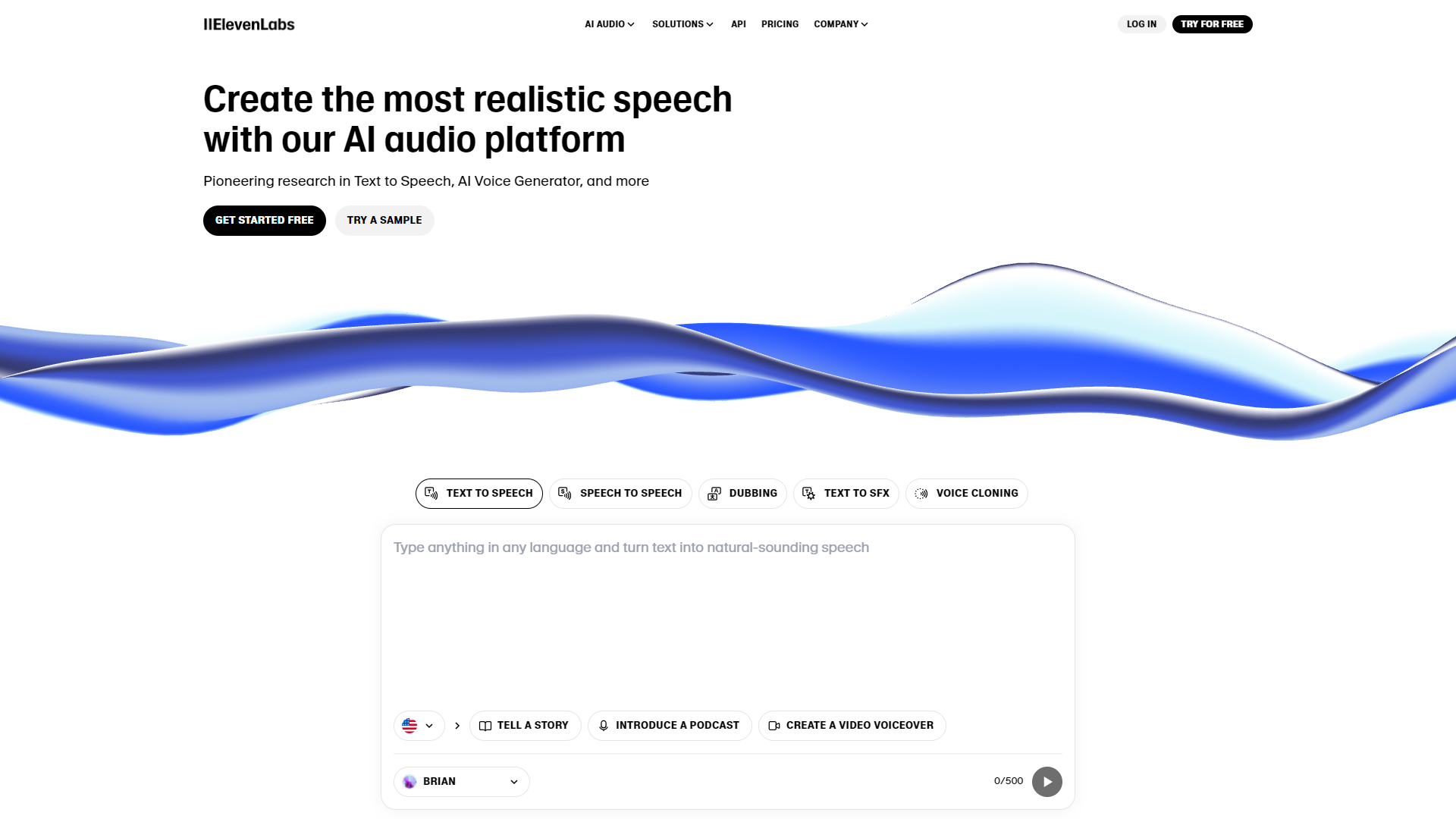 ElevenLabs screenshot