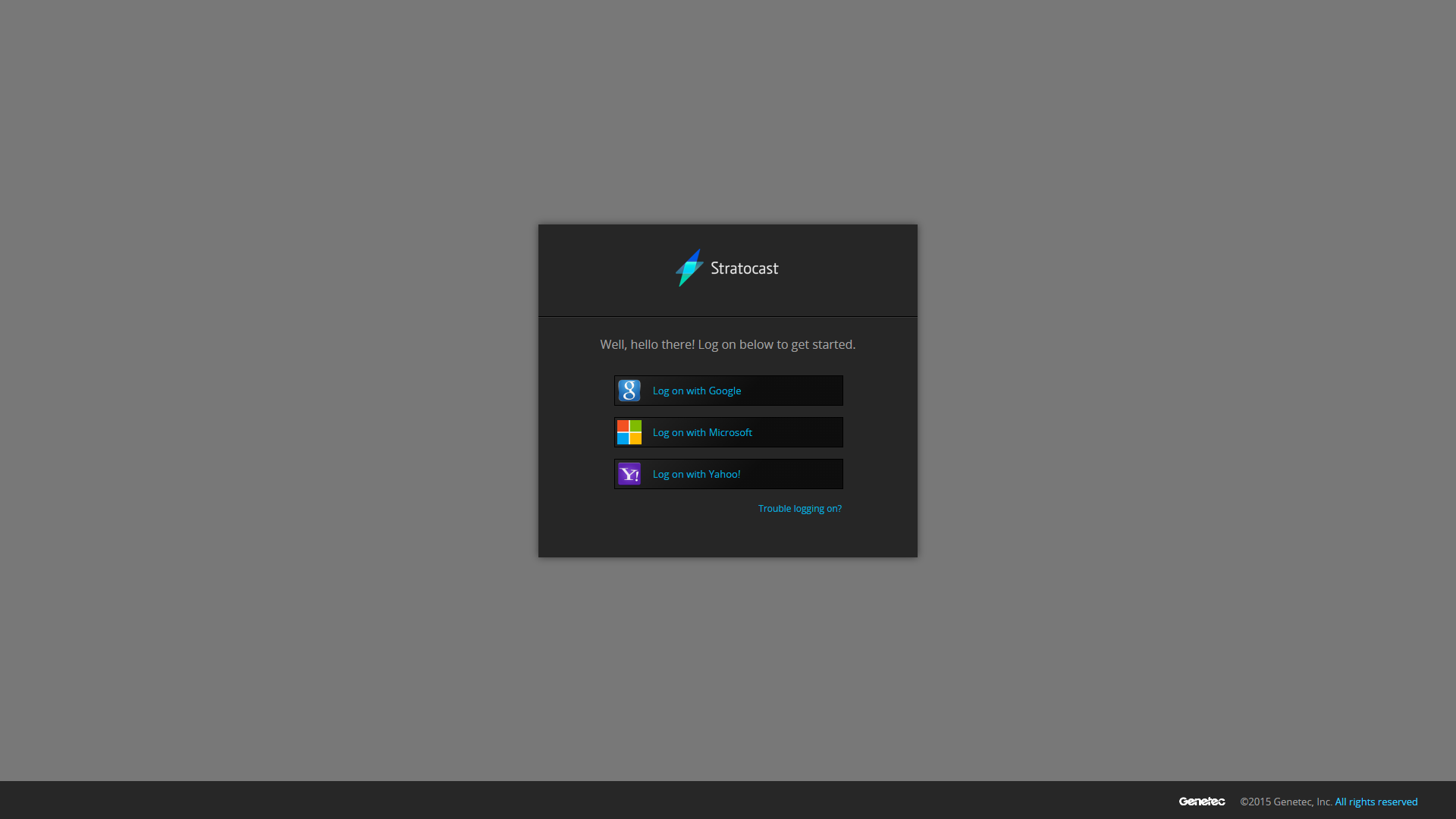 Stratocast screenshot