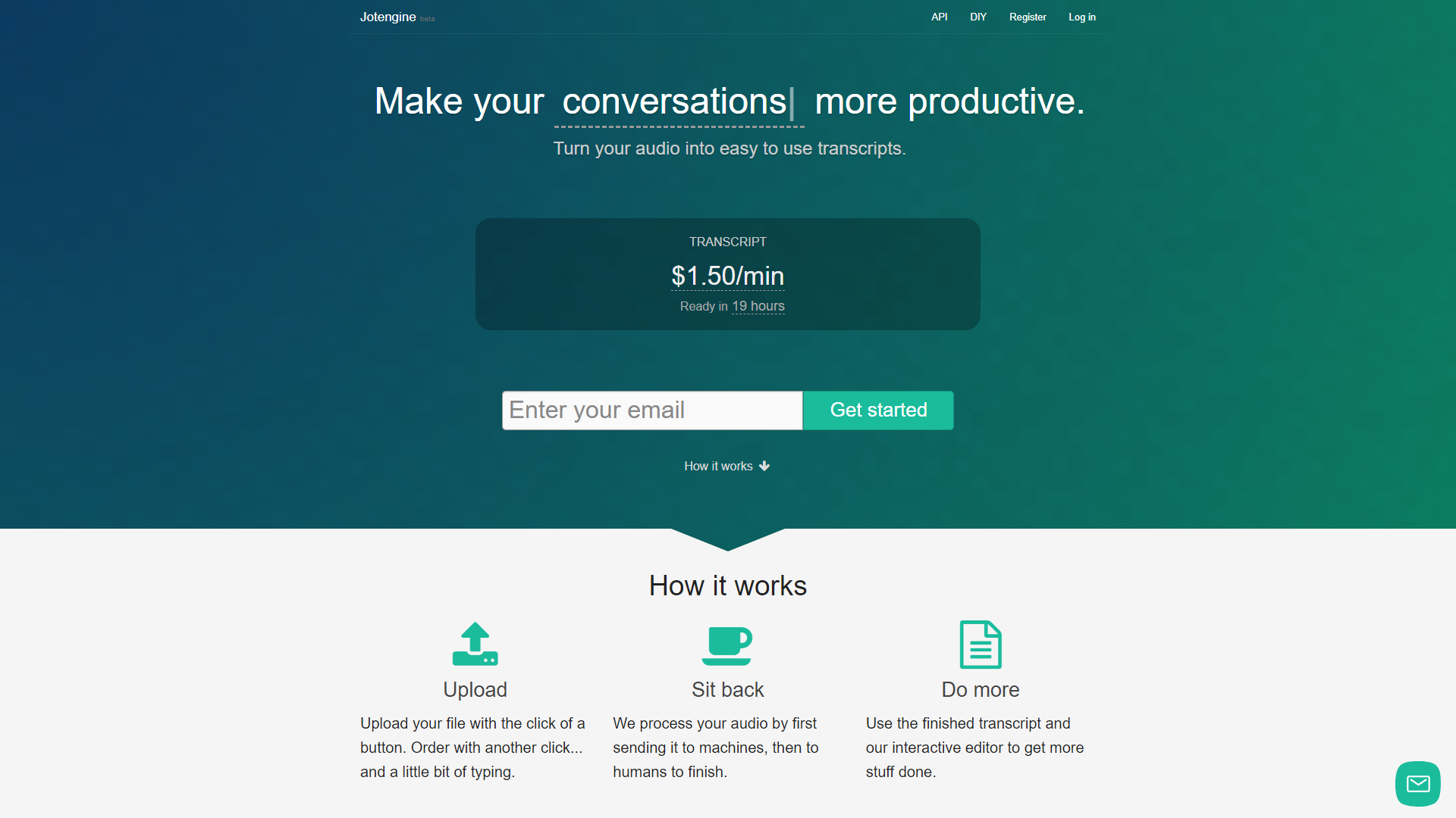 Jotengine screenshot